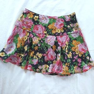 Abercrombie & Fitch Floral Mini Skirt